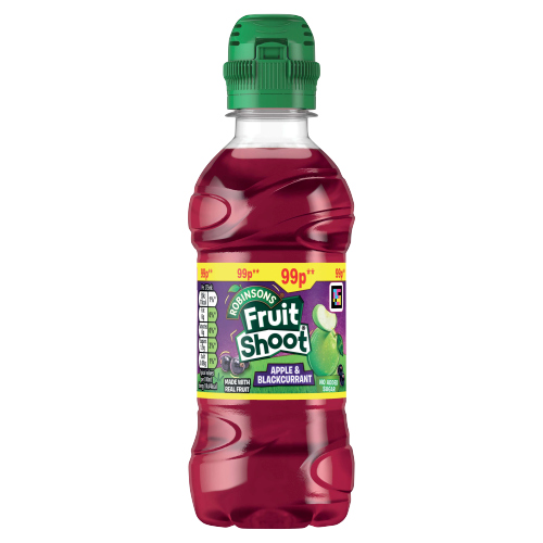 ROBINSONS FRUIT SHOOT APPLE & BLACKCURRANT NAS PET PMP 99P 275ML