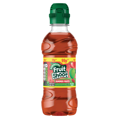 ROBINSONS FRUIT SHOOT SUMMER FRUITS NAS PET PMP 99P 275ML