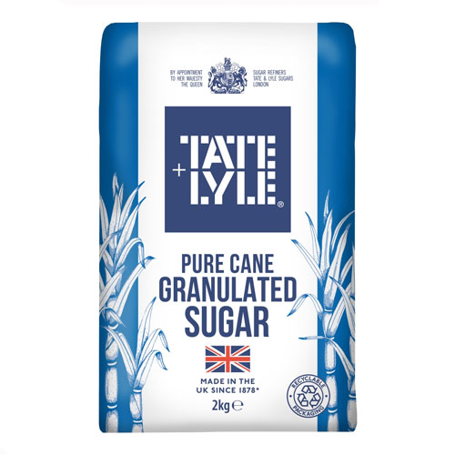 TATE & LYLE GRANULATED SUGAR 2KG