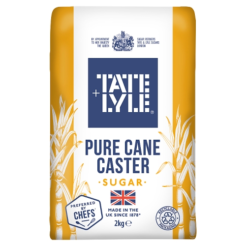 TATE & LYLE CASTER SUGAR 2KG