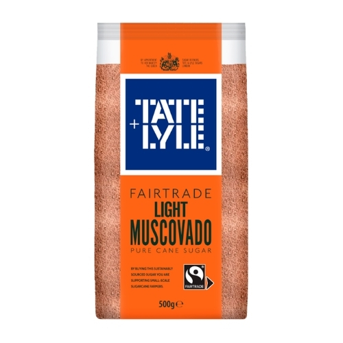 TATE & LYLE FAIRTRADE MUSCOVADO LIGHT 500G