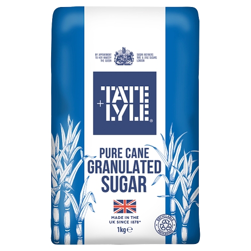 TATE & LYLE GRANULATED SUGAR 1KG
