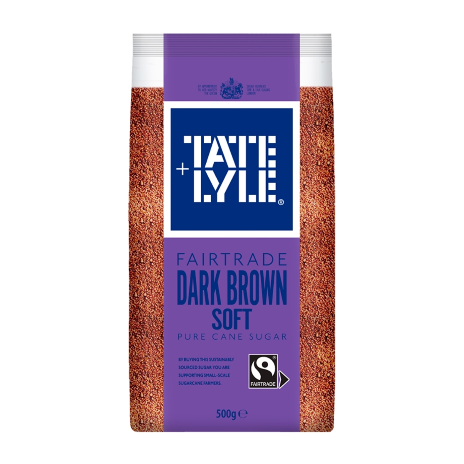 TATE & LYLE DARK SOFT BROWN SUGAR FAIRTRADE 500G