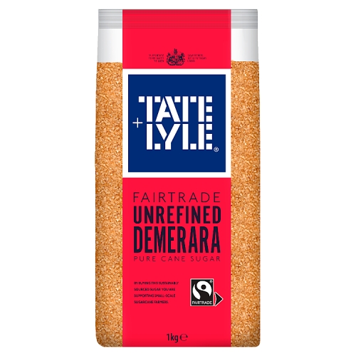 TATE & LYLE FAIRTRADE DEMERARA SUGAR 1KG