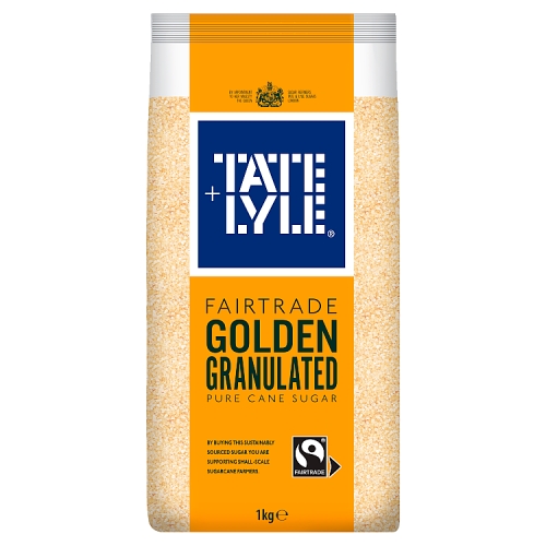 TATE & LYLE FAIRTRADE GOLDEN GRANULATED SUGAR 1KG