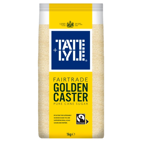 TATE & LYLE FAIRTRADE GOLDEN CASTER SUGAR 1KG