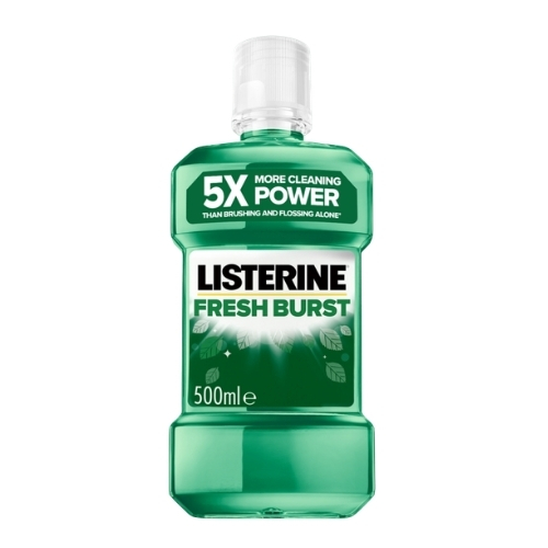 LISTERINE MOUTHWASH FRESH BURST 500ML