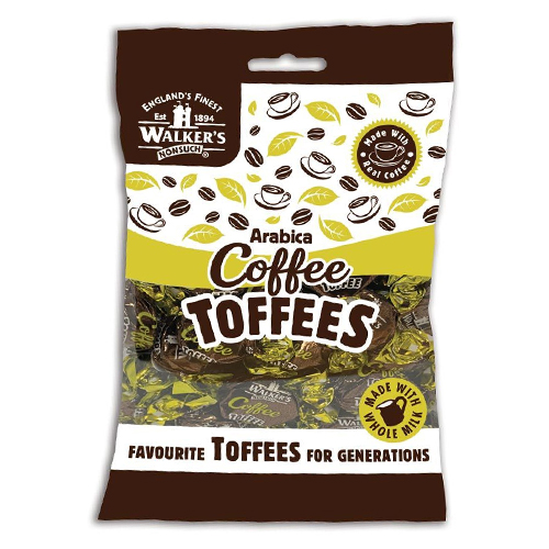 WALKERS NONSUCH COFFEE TOFFEES 150G