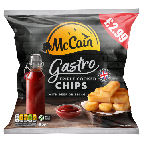 MCCAIN GASTRO CHIPS PMP £2.99 600G