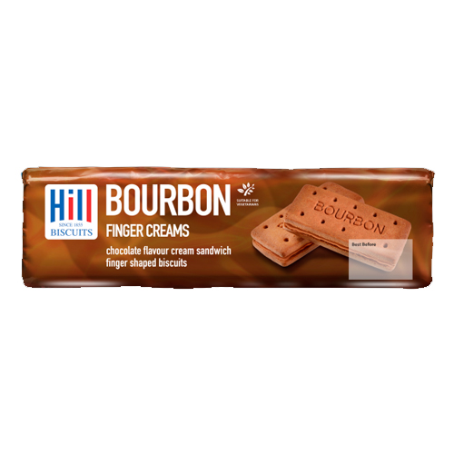 HILL BISCUITS BOURBON FINGER CREAMS 12X 200G