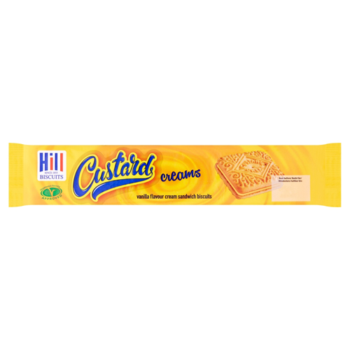 HILL BISCUITS CUSTARD CREAMS 36X 150G