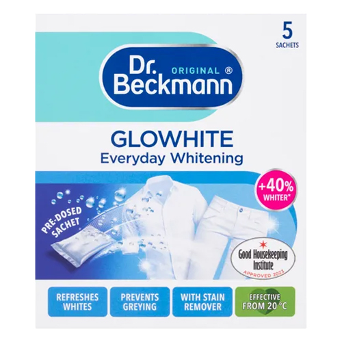 DR.BECKMANN GLOWHITE 5 SACHETS 5PK 40G