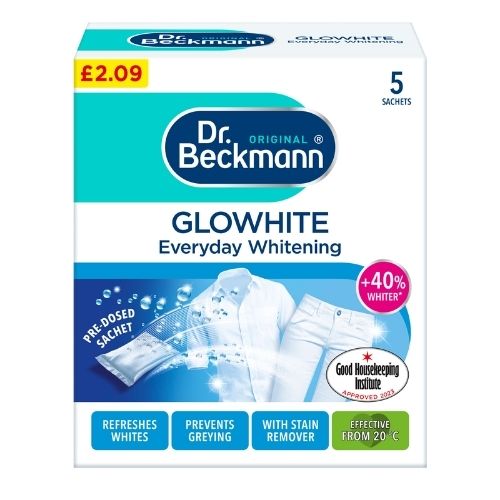DR.BECKMANN GLOWHITE 5 SACHETS PMP £2.09 40G