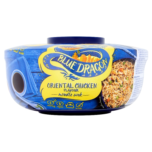 BLUE DRAGON ORIENTAL CHICKEN FLAVOUR NOODLE WOK 65G