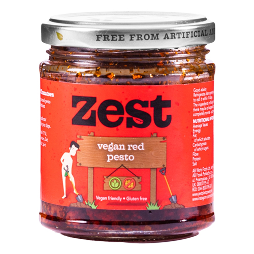 ZEST VEGAN RED PESTO 165G