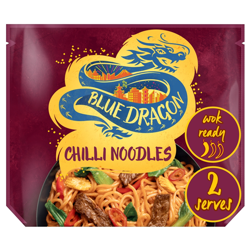 BLUE DRAGON CHILLI WOK READY NOODLES 300G