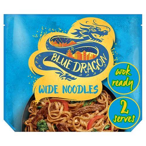 BLUE DRAGON WIDE WOK READY NOODLES 300G