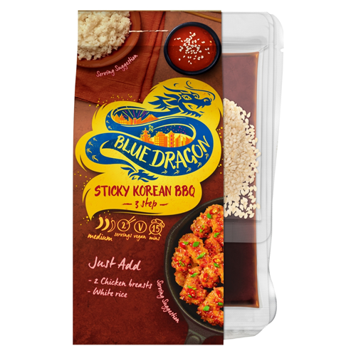 BLUE DRAGON STICKY KOREAN BBQ MEAL KIT 222G