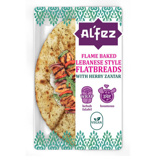 AL'FEZ LEBANESE STYLE FLATBREADS WITH HERBY ZA'ATAR 180G