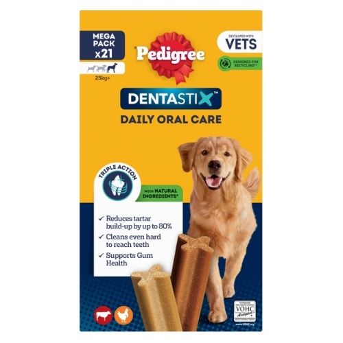 PEDIGREE DENTASTIX DENTAL CHEWS LARGE DOG 21STICK 810G