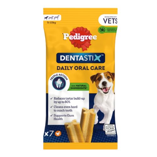 PEDIGREE DENTASTIX DAILY ADULT SMALL DOG TREATS 7 X DENTAL STICKS 110G