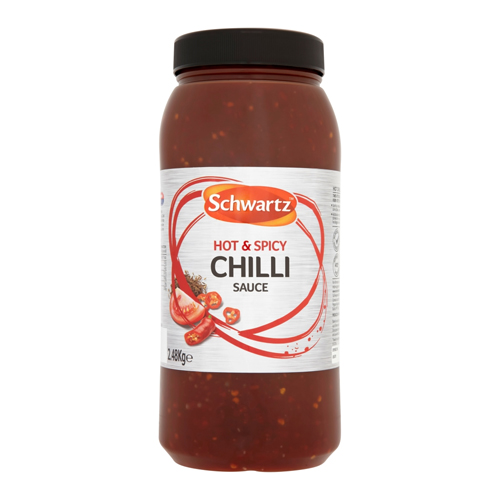 SCHWARTZ HOT CHILLI SAUCE 2.48KG