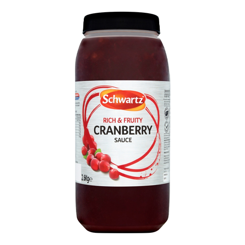 SCHWARTZ CRANBERRY SAUCE 2.6KG