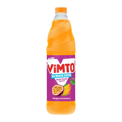 VIMTO REAL FRUIT SQUASH MANGO & PASSIONFRUIT 1L