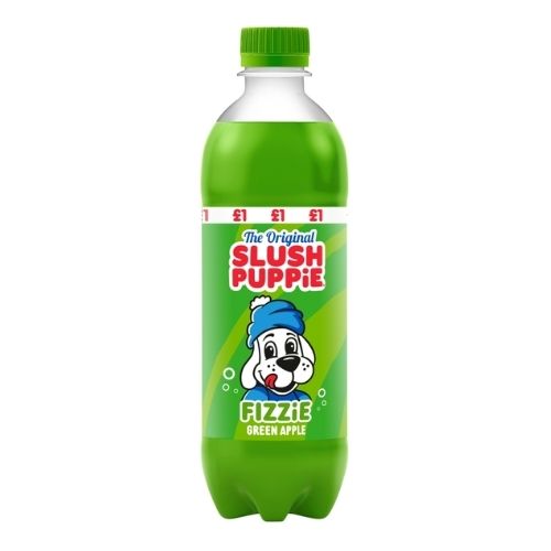 SLUSH PUPPIE GREEN APPLE PMP £1.00 500ML