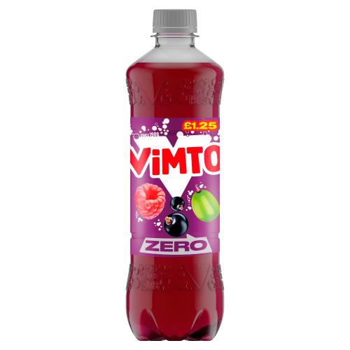 VIMTO FIZZY NO ADDED SUGAR PMP £1.25 500ML