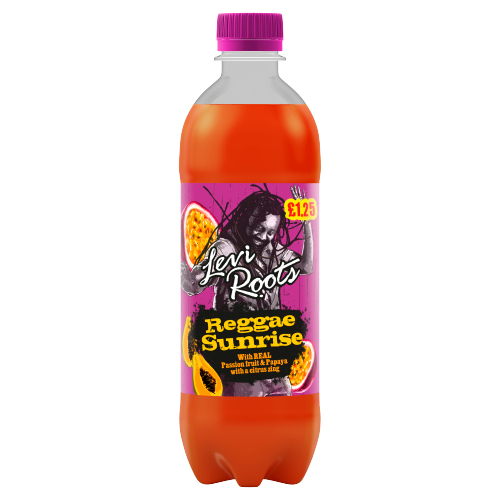 LEVI ROOTS REGGAE SUNRISE PMP £1.25 500ML