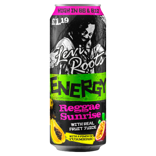 LEVI ROOTS ENERGY REGGAE SUNRISE PMP £1.19 500ML