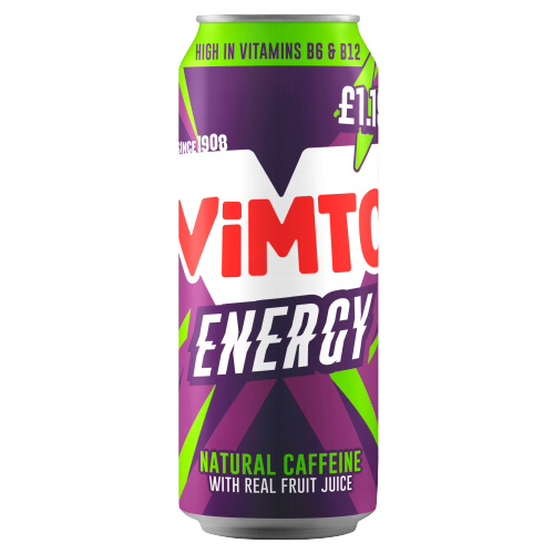 VIMTO ENERGY ORIGINAL PMP £1.19 500ML