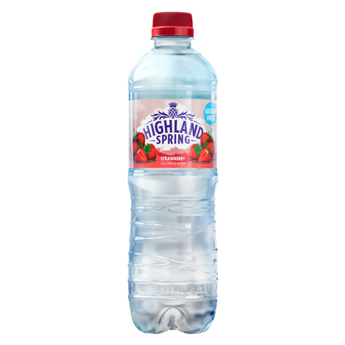 HIGHLAND SPRING STRAWBERRY STILL SPRING WATER 500ML