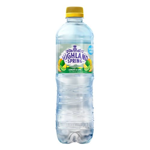 HIGHLAND SPRING LEMON & LIME STILL SPRING WATER 500ML