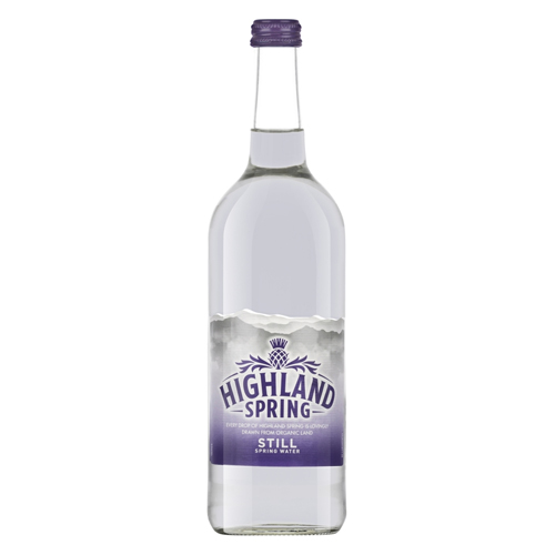 HIGHLAND SPRING STILL WATER GLASS 750ML