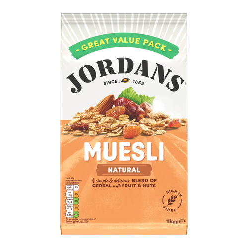 JORDANS NATURAL MUESLI 1KG