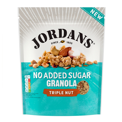 JORDANS TRIPLE NUT NO ADDED SUGAR GRANOLA 425G