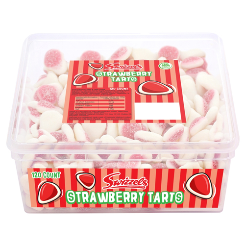 SWIZZELS STRAWBERRY TARTS TUB 120'PCS