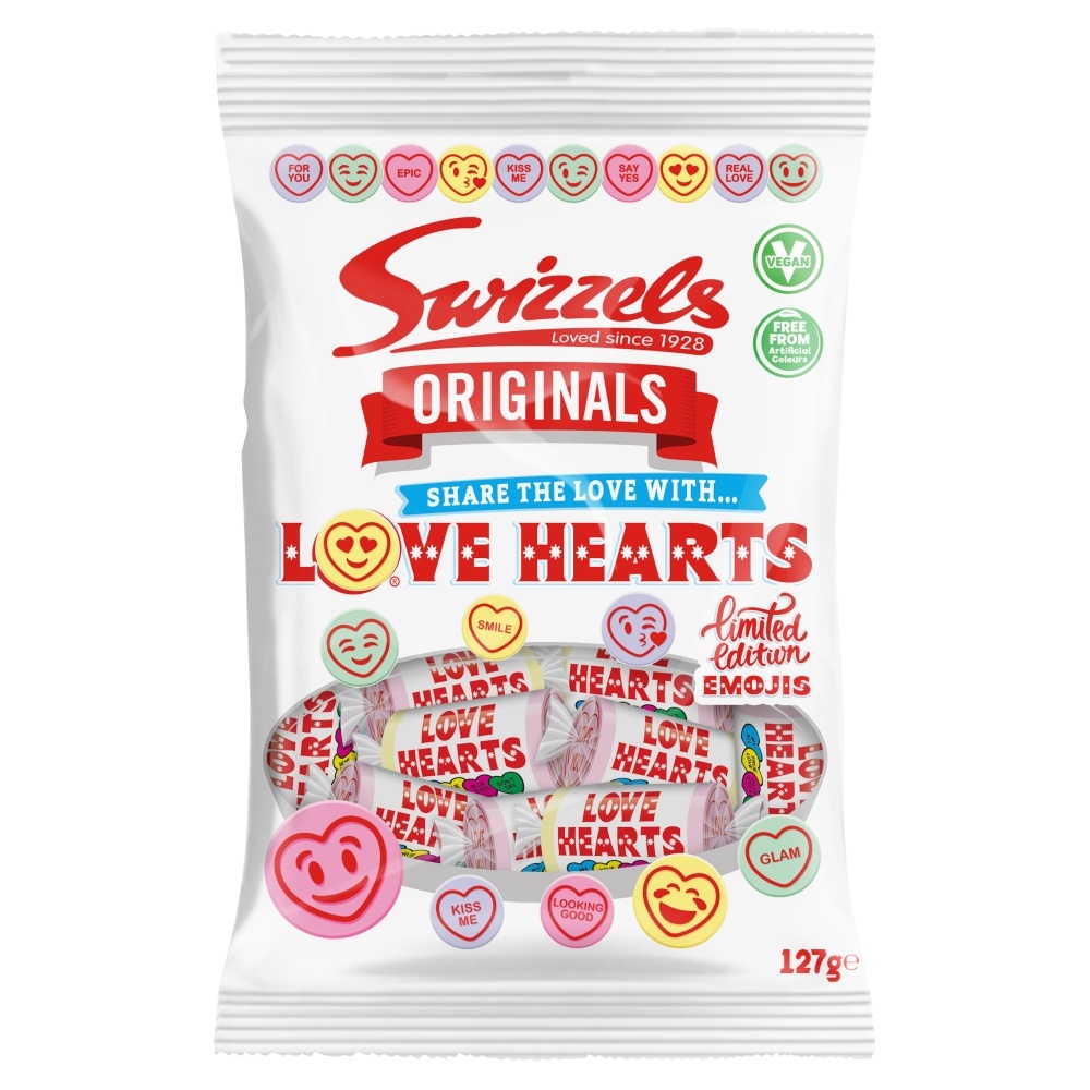 SWIZZELS ORIGINALS LOVE HEARTS 127G