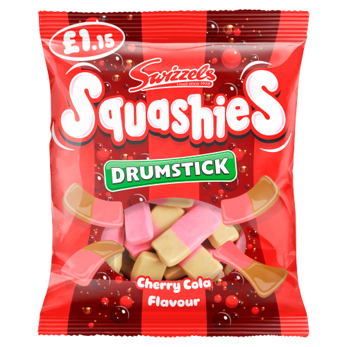 SWIZZELS SQUASHIES CHERRY COLA PMP £1.15 120G