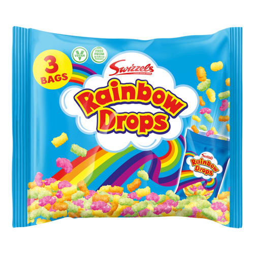 SWIZZELS MATLOW RAINBOW DROPS 3PK 10S