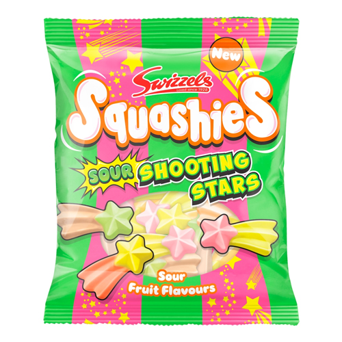 SWIZZELS SQUASHIES SOUR FRUIT GUMS POUCH 100G