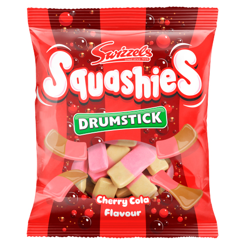 SWIZZELS SQUASHIES CHERRY COLA DRUMSTICK 120G