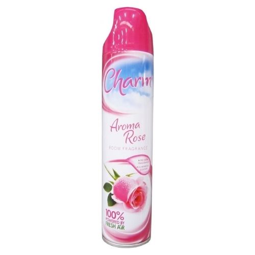 CHARM AROMA ROSE AIR FRESHENER 240ML