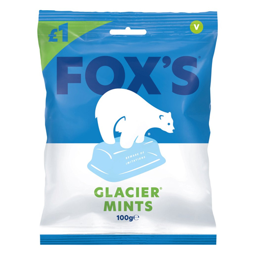 FOX'S GLACIER MINTS PMP £1.00 100G