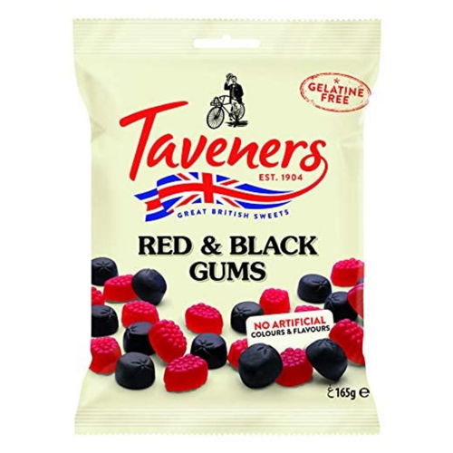 TAVENERS RED & BLACK GUMS 165G