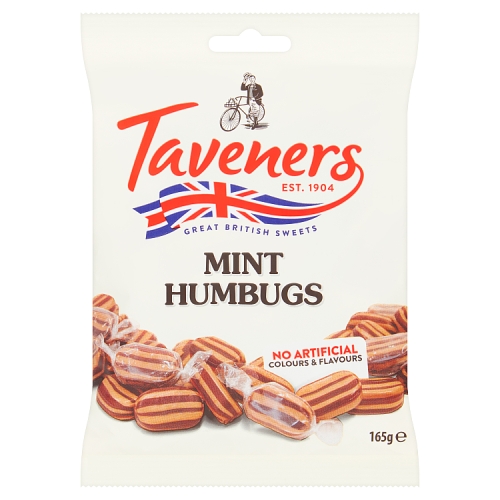 TAVENERS MINT HUMBUGS 165G