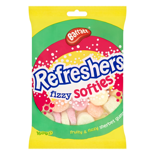 BARRATT REFRESHER SOFTIES BAG 160G