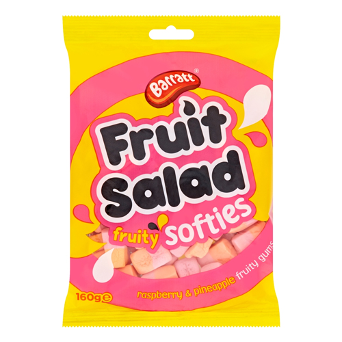 BARRATT FRUIT SALAD SOFTIES BAG 160G